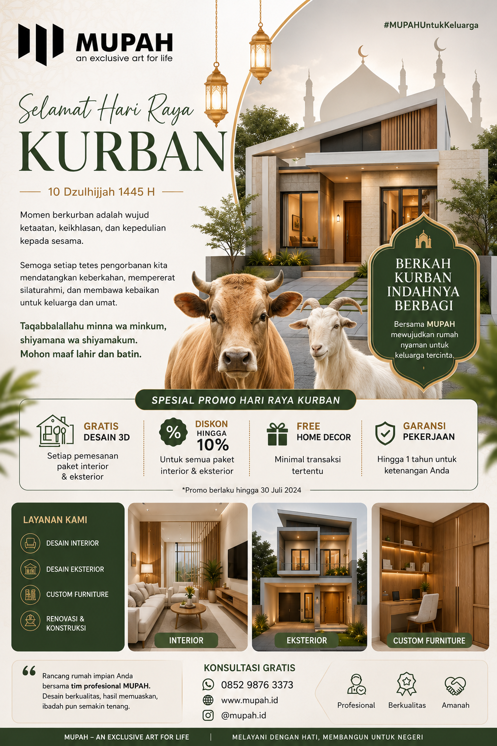 Diskon Interior Rumah Makassar Khusus Bulan Haji